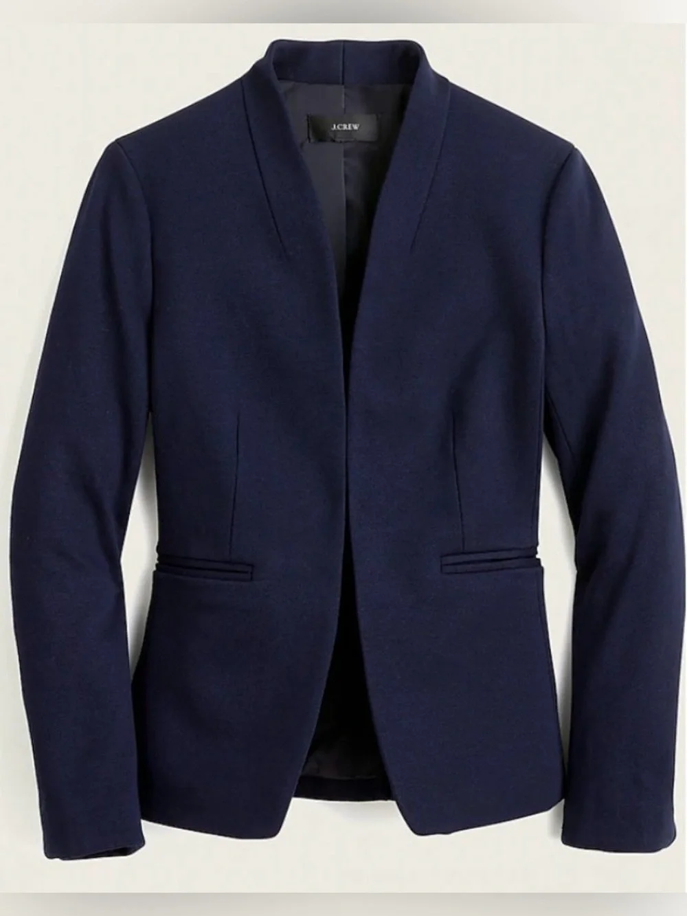 J. Crew Women’s Tall Going Out Blazer in Stretch Twill Navy Size 6 Tall H2791